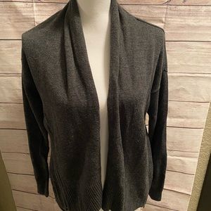 Banana Republic Petite Medium Charcoal Cardigan